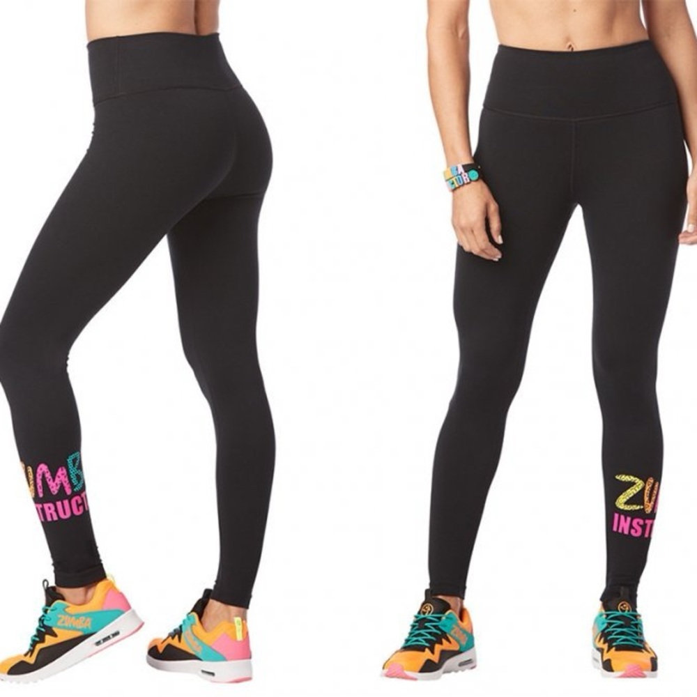 VERY GOOD CONDITION | Zumba INSTRUCTOR High Waisted Ankle Leggings